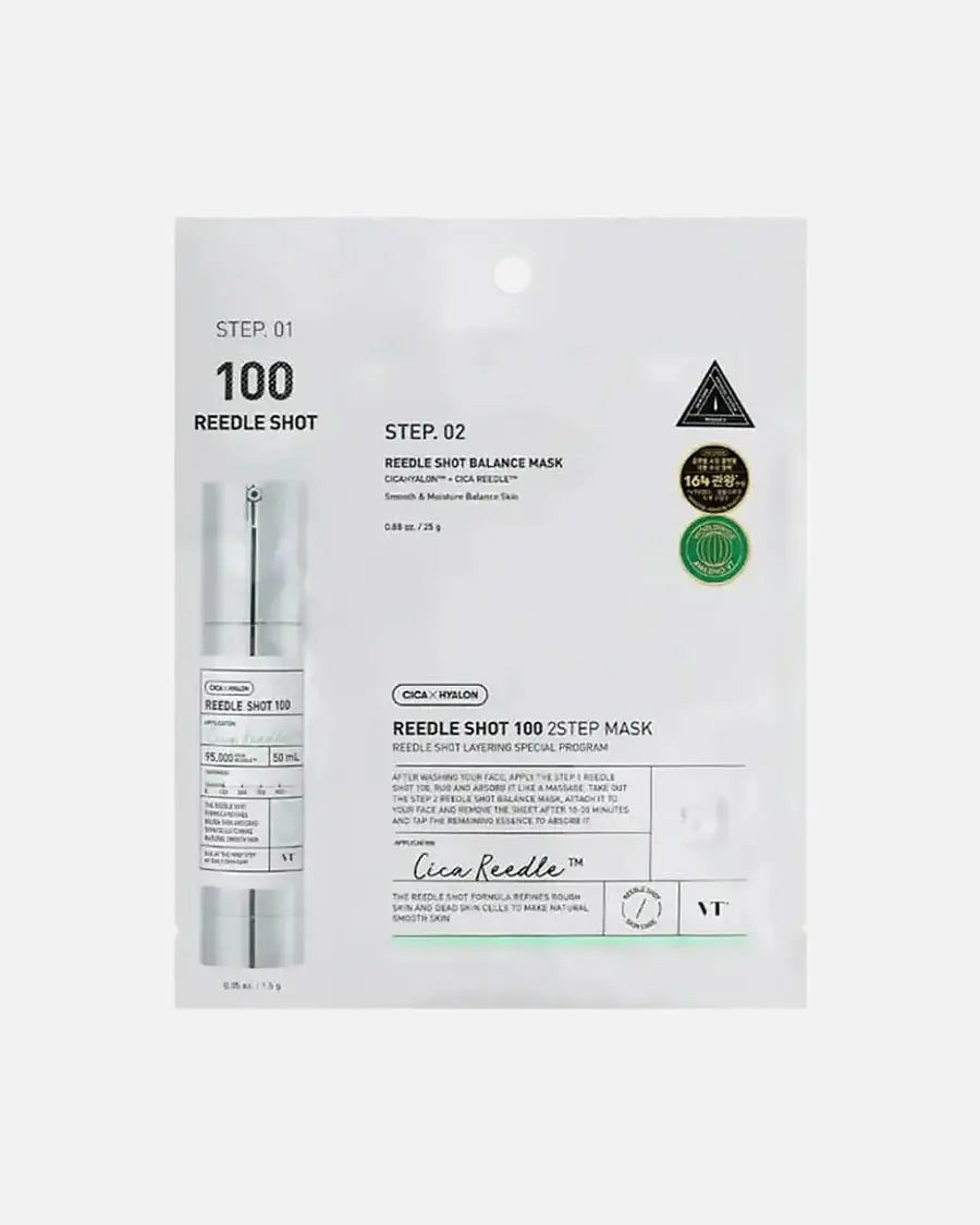 VT COSMETICS Reedle Shot 100 2-Step Mask